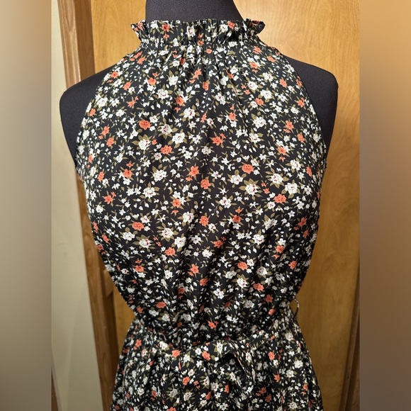 BTFBM halter style floral print size small dress - Picture 3 of 9